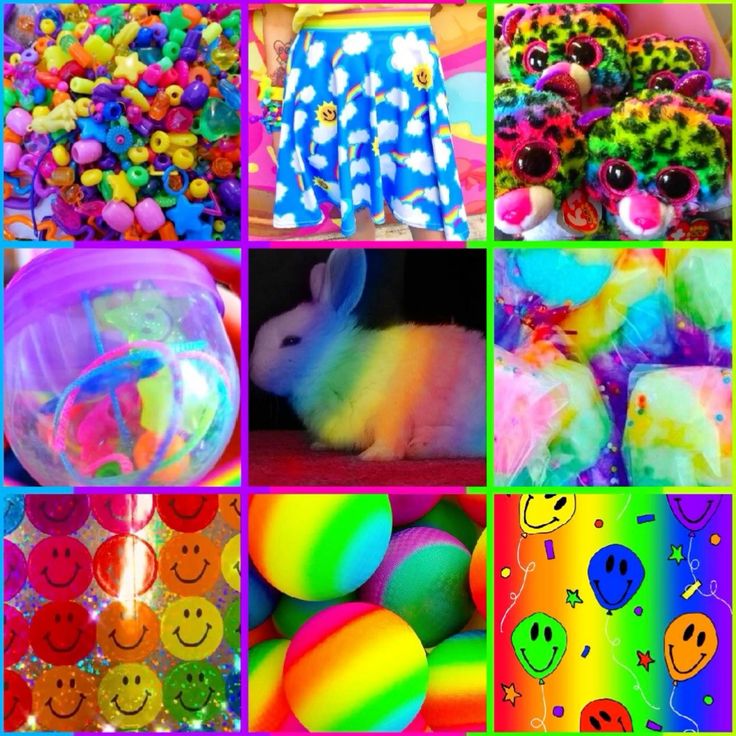 Kidcore moodboard F2u